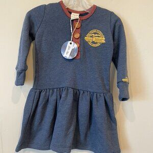 Lulu and Roo Girls Polar Express Dress + Bow!